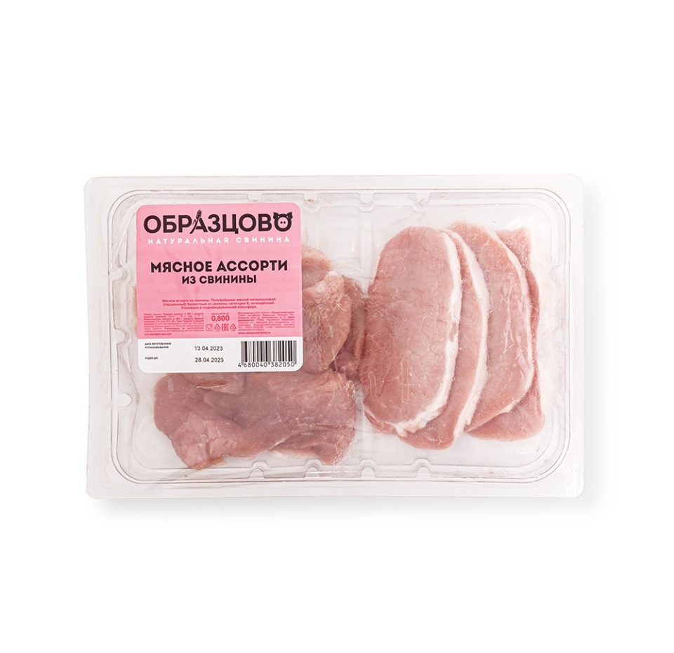 

Мясное ассорти из свинины Образцово 800г, Россия