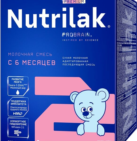 Смесь Nutrilak Premium+ 2 600г