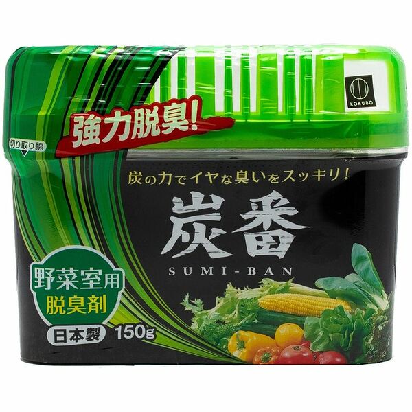 Поглотитель Kokubo для овощного отделения холодильника с древесным углем, 150г