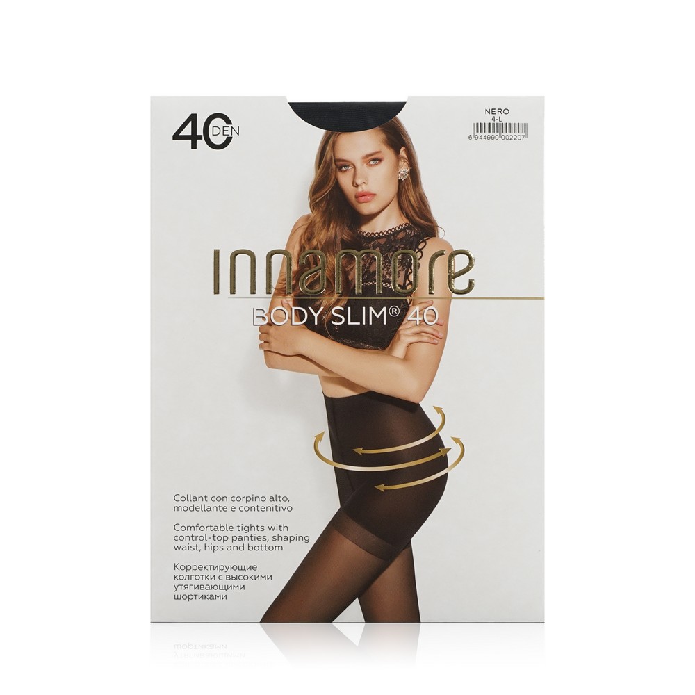 

Женские колготки Innamore Body Slim 40 den Nero 4 размер утягивающие