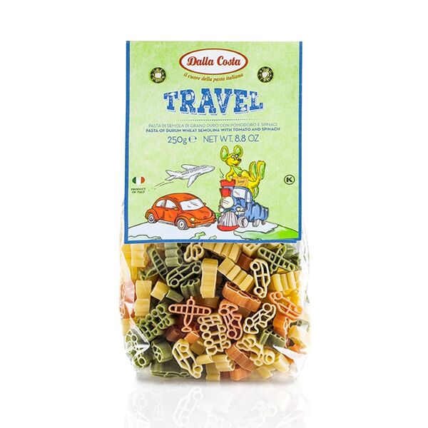 Макаронные изделия Dalla Costa Travel с томатами и шпинатом 250 г