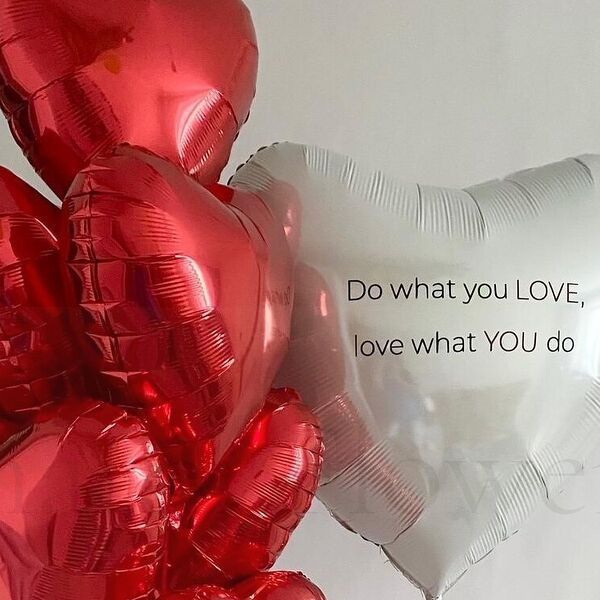 Набор шаров сердце