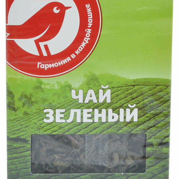 Чай зеленый АШАН Красная птица листовой