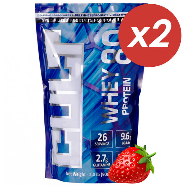 Cult Whey Protein 80 клубника 900 г 2 шт