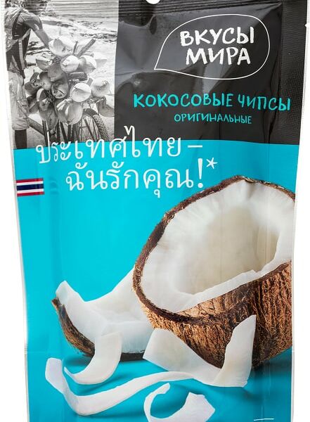 Чипсы Вкусы Мира кокосовые 40г