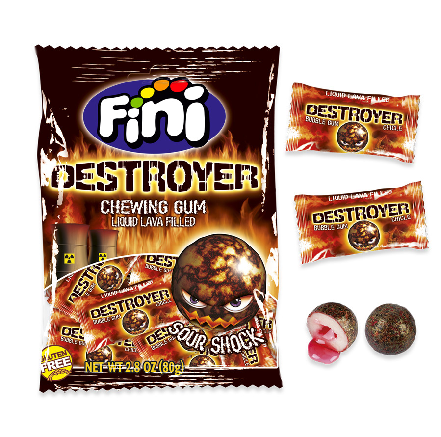 

Жевательная резинка Fini Destroyer Шар-разрушитель 80 г