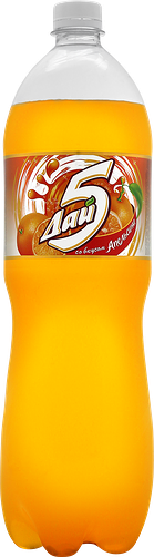 Напиток БУКЕТ ЧУВАШИИ Дай 5 Апельсин сильногазированный, 1.5л