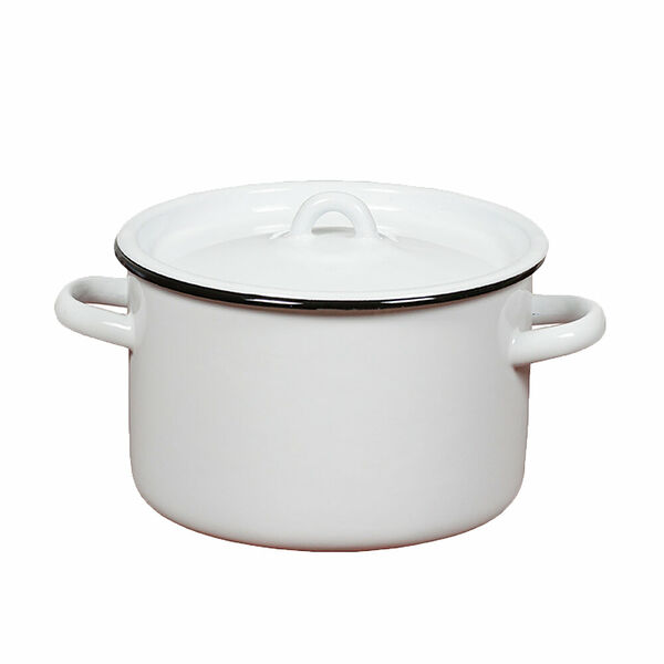 Кастрюля Каждый день эмалированная