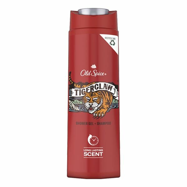 OLD SPICE Гель для душа + шампунь Tigerclaw 400мл