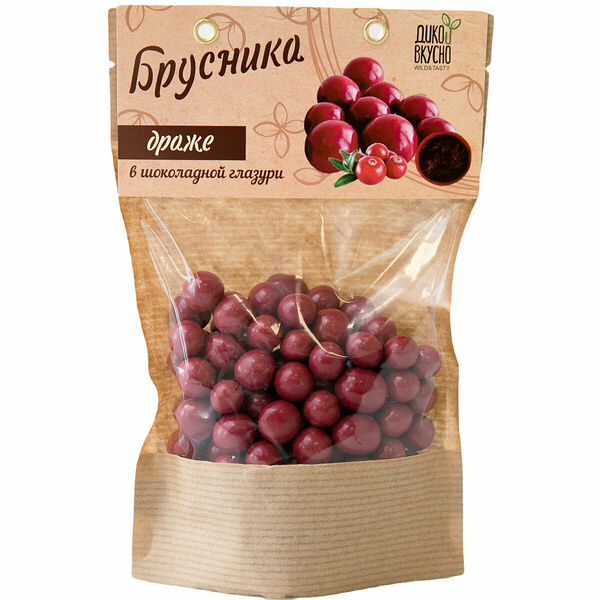 Драже Дико Вкусно Брусника в шоколадной глазури