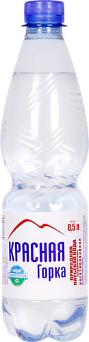 Вода питьевая КРАСНАЯ ГОРКА природная из подземного источника негазированная, 0.5л