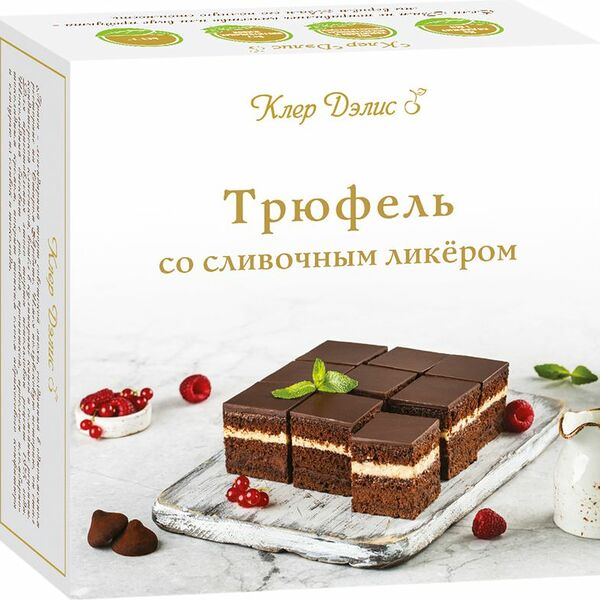 Торт Клер Дэлис Трюфель Со Сливочным Ликером 225г