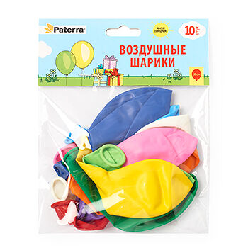 Воздушные шарики Paterra 30 см, 10 шт.