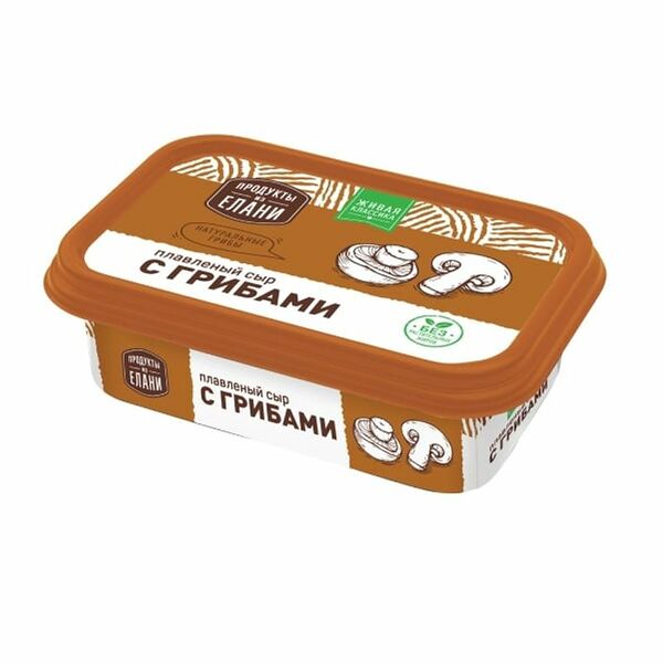 Сыр плавленый Продукты из Елани с грибами 50%