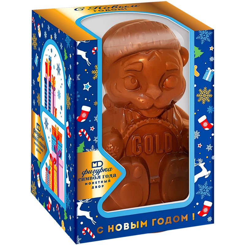 

Шоколадная фигурка Монетный двор Символ года 100 г дизайн в ассортименте