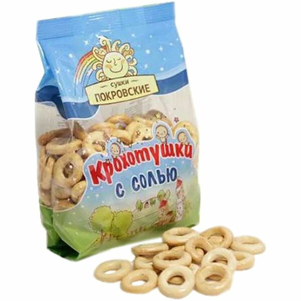 Сушки ПОКРОВСКИЙ ХЛЕБ Крохотушка с солью