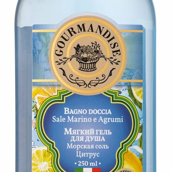 GOURMANDISE Мягкий гель для душа Морская соль Цитрус, 250 мл