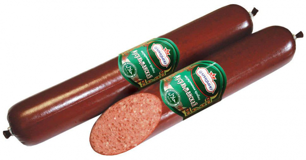 Колбаса полукопченая Мусульманская Халяль ТМ Царицыно