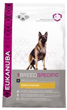 Eukanuba Dog Adult корм для собак породы немецкая овчарка Курица и индейка
