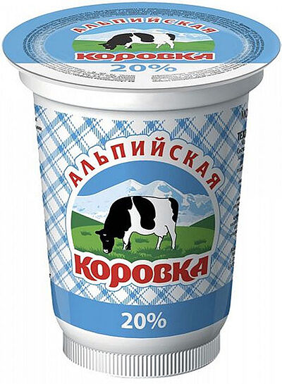 Продукт молокосодержащий Альпийская коровка 20%