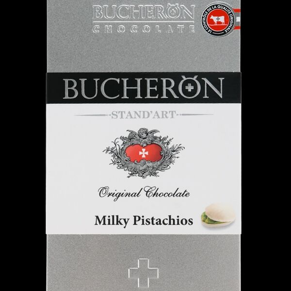 Шоколад Bucheron молочный с фисташками