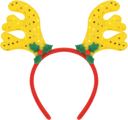 

Ободок карнавальный HOMECLUB Оленьи рога, с пайетками