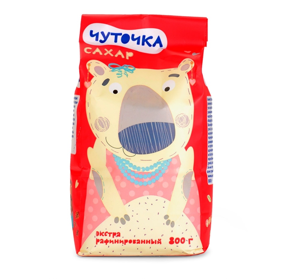 

Сахар белый кристаллический "Чуточка" 800 г