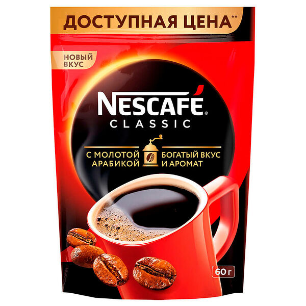 Кофе Nescafe Classic 60г м/у