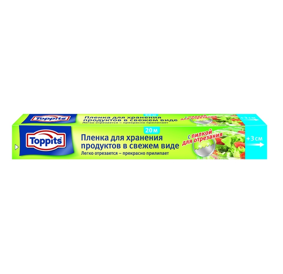 

Пленка пищевая Toppits для хранения продуктов в свежем виде 20 м