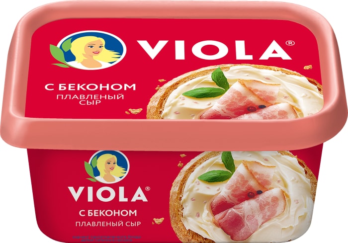 

Сыр плавленый Viola с беконом 50% 400 г