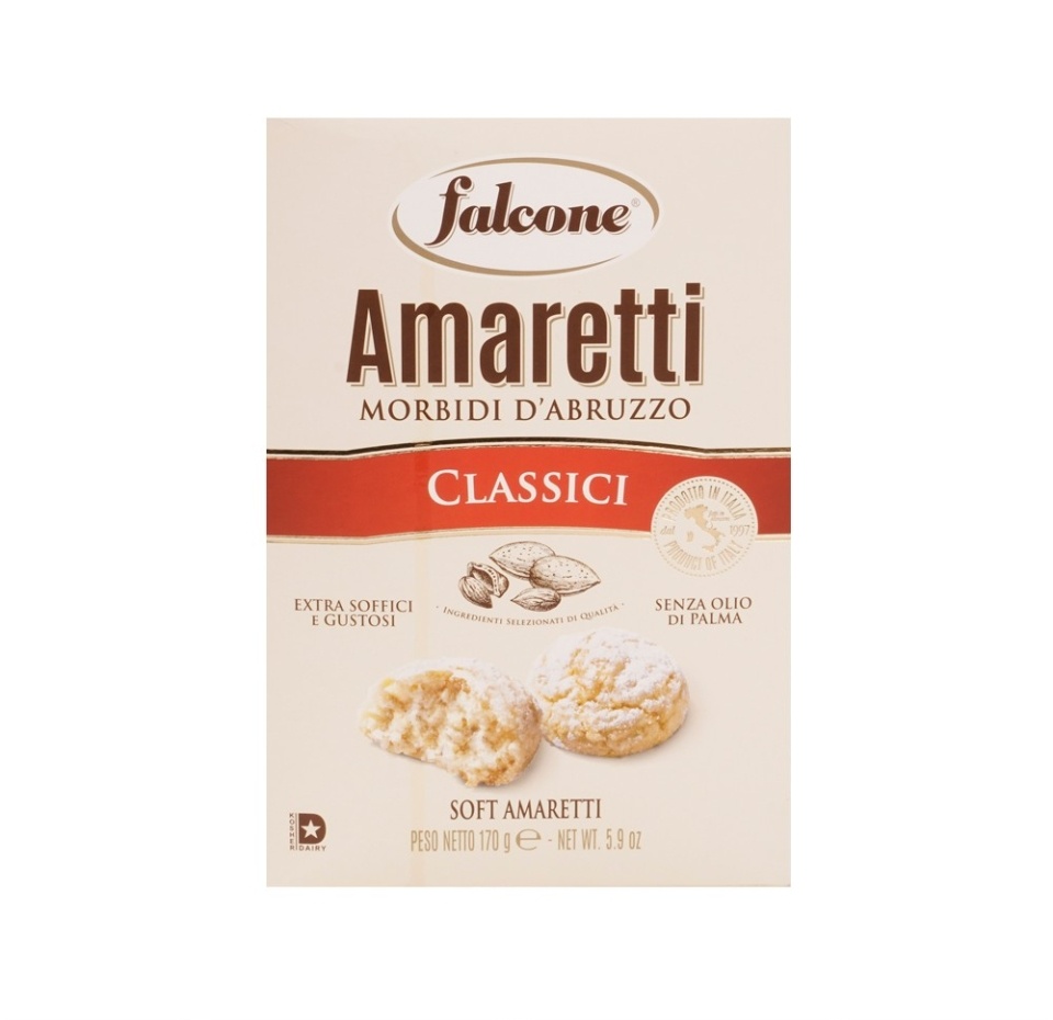 

Печенье сдобное Falcone Amaretti Morbidi Classici 170 г