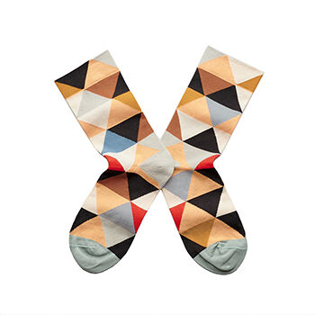 Носки унисекс Bonne Maison Diamond Multico размер 36/38, высокие, Франция