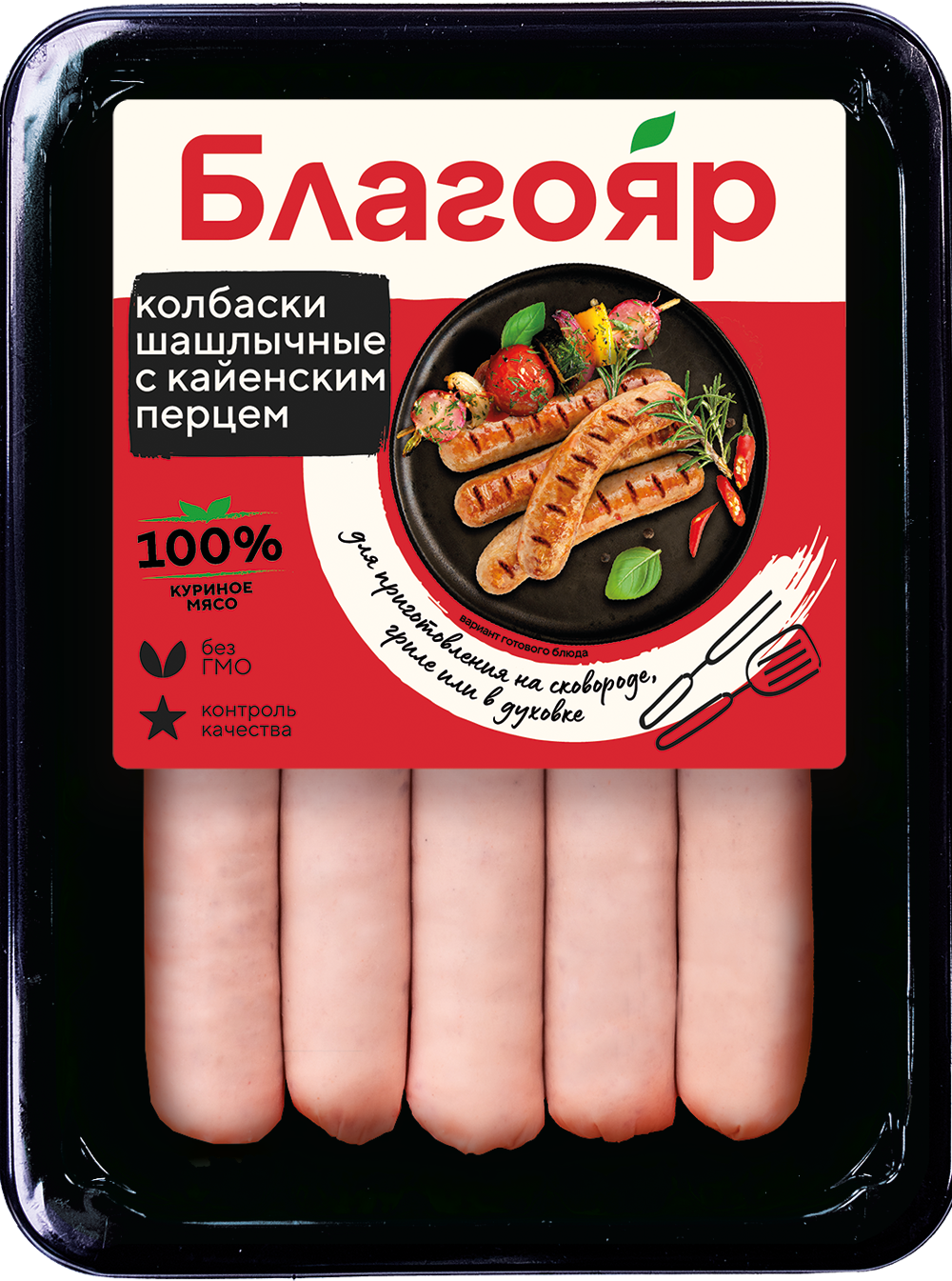 

Колбаски Благояр Шашлычные с кайенским перцем 360 г