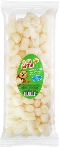 Палочки кукурузные ВАУ МЯУ в сахарной пудре 160 г