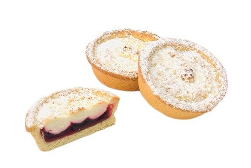 Тарт с вишнево-творожной начинкой