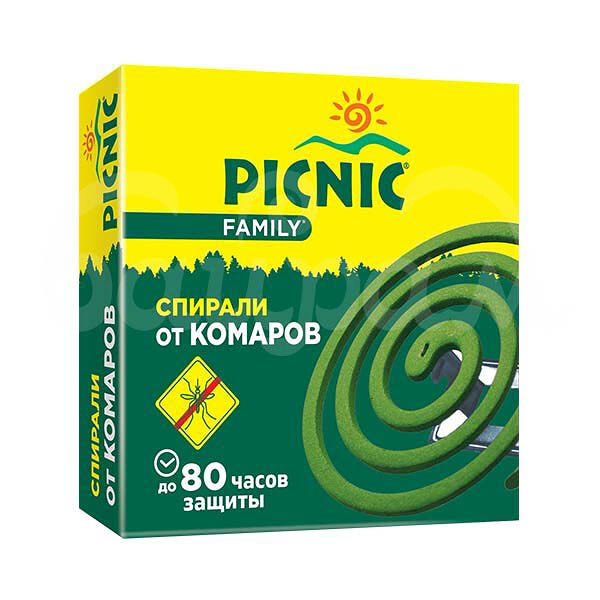 Спирали от комаров Picnic Family 10шт