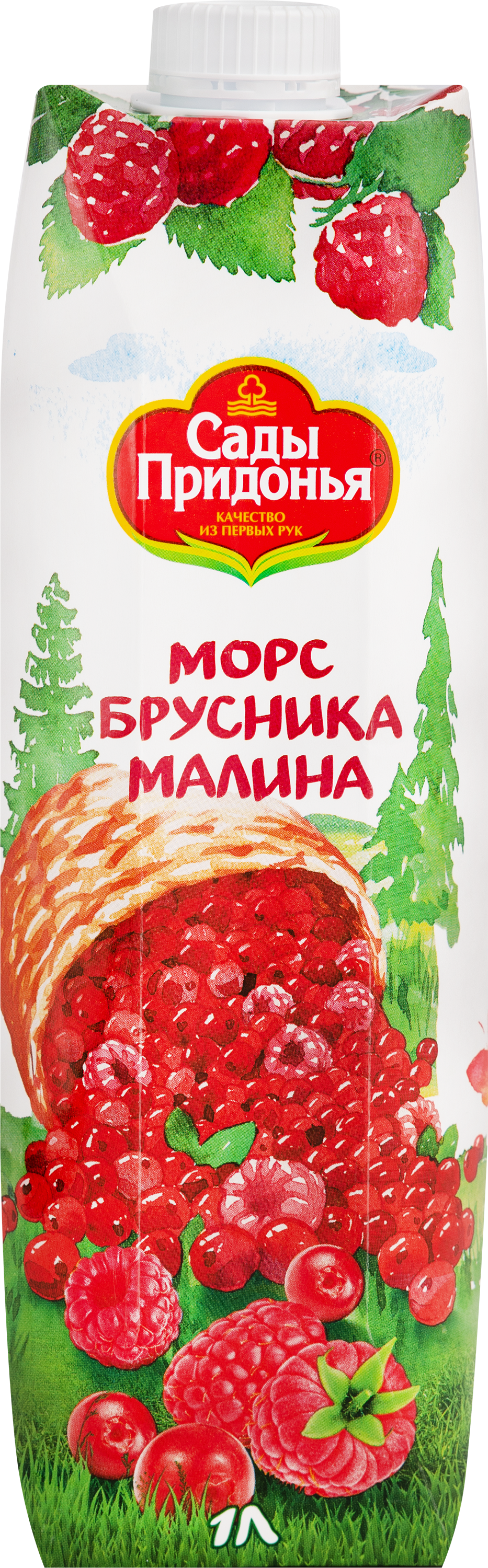 

Морс Сады Придонья Брусника-Малина 1л