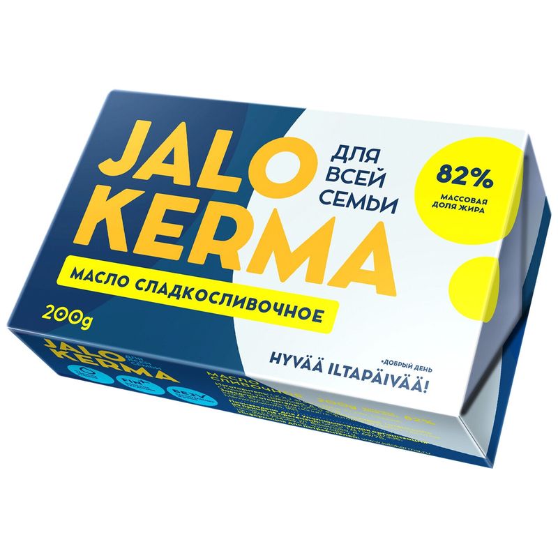 

Масло сливочное Jalo Kerma 82% 200 г