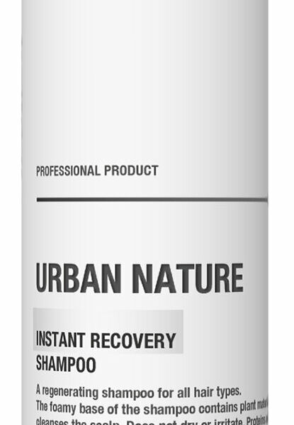 URBAN NATURE Шампунь для волос Мгновенное восстановление, 250 мл