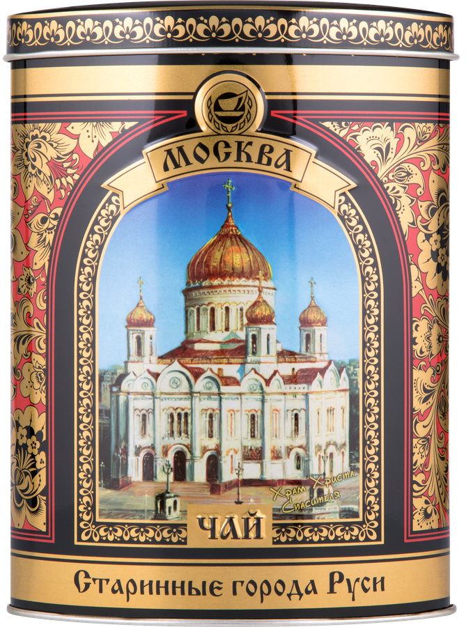 

Чай черный Старинные города Руси Москва байховый листовой, ж/б 150 г