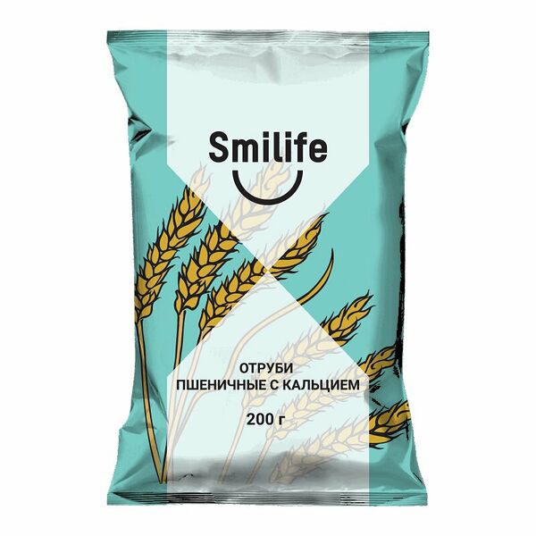 Отруби Smilefe 200 г пшеничные с кальцием