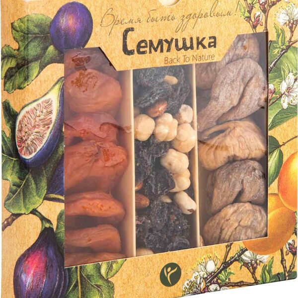 Набор орехов Семушка с инжиром 250 г