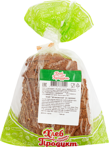 

Хлеб ХлебПродукт шпаковский в нарезке