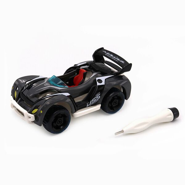 Машинка DIY 13см металлическая серого цвета YS0281463 Funky Toys