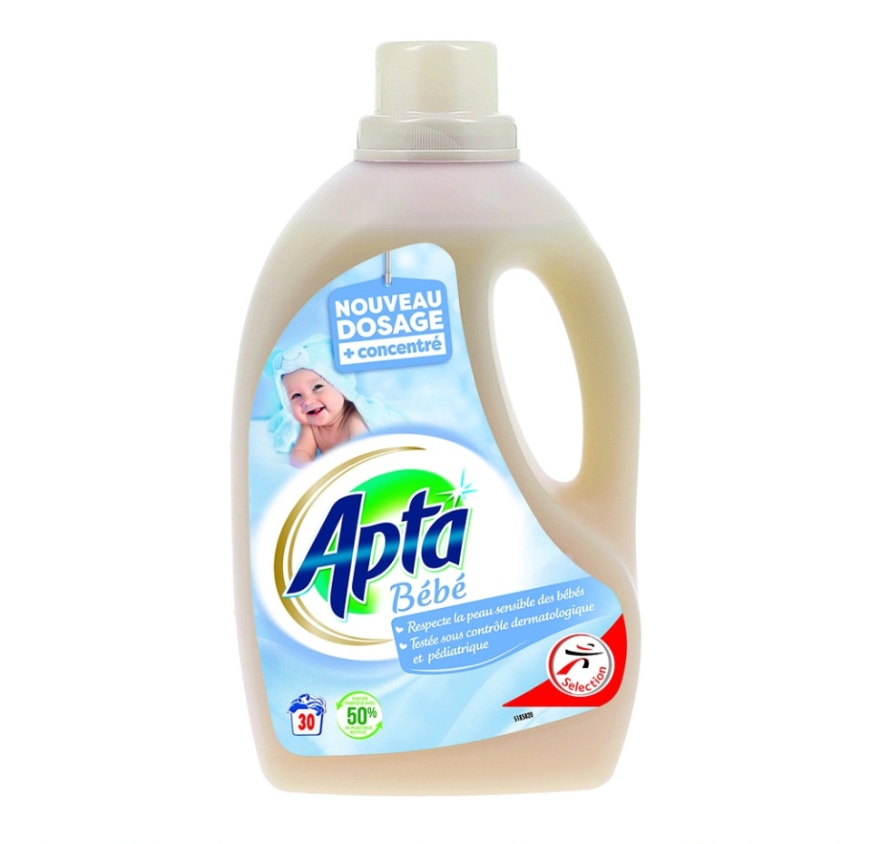 

Гель жидкий для стирки детских вещей, Apta, 1.5 л, Бельгия