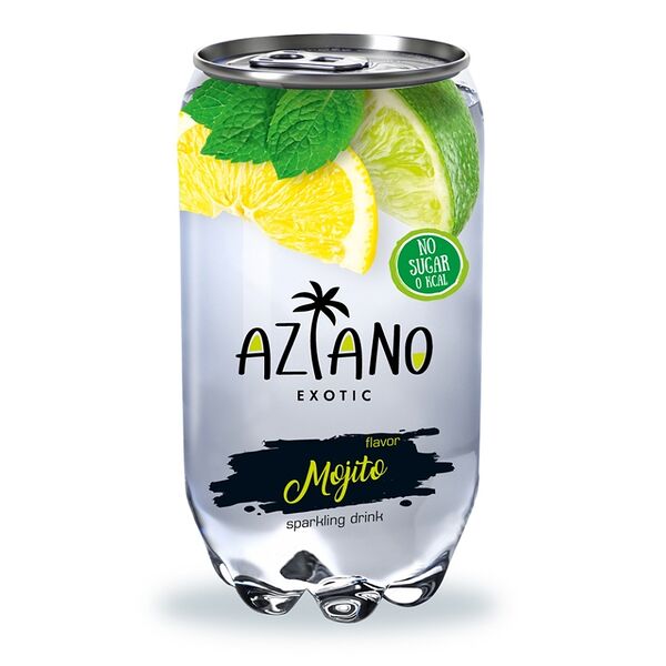 Напиток газированный Aziano Mojito со вкусом мохито 0.35 л
