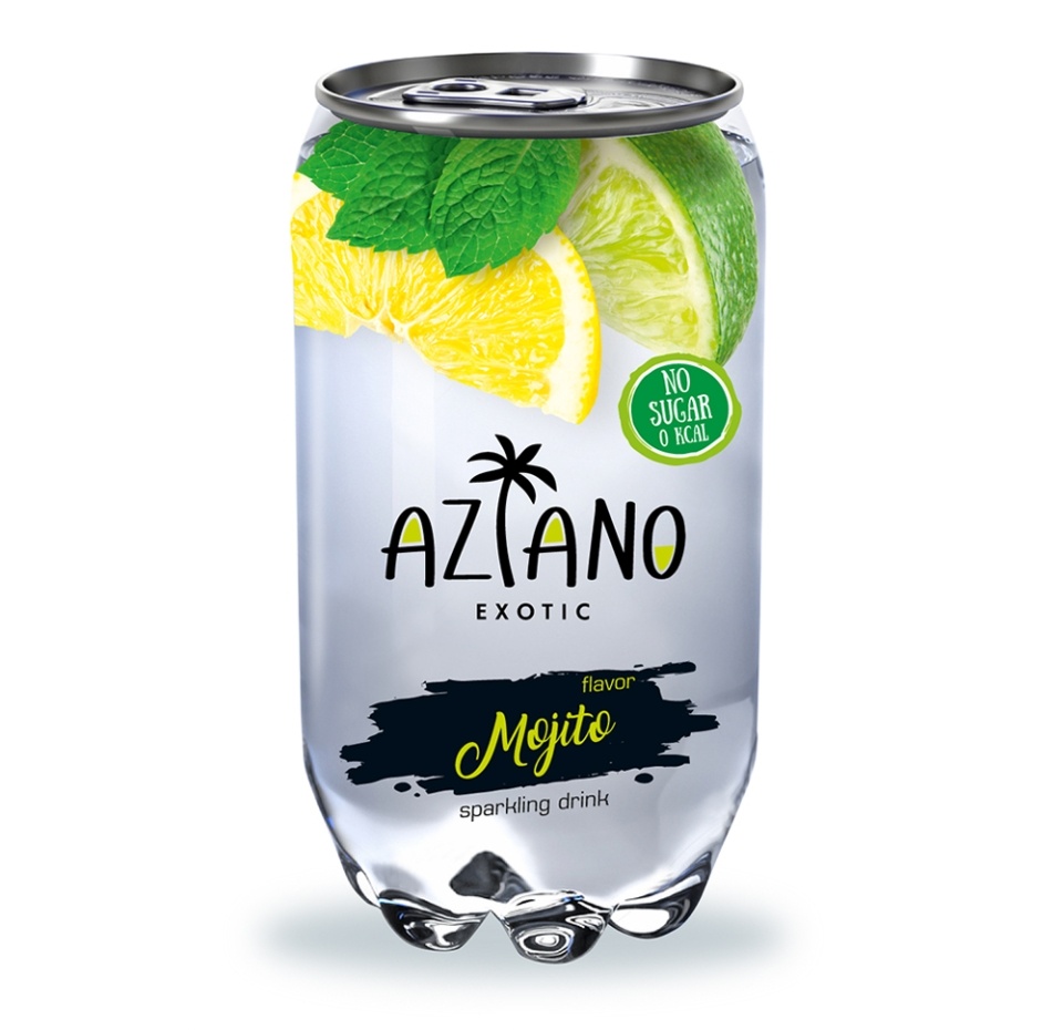 

Напиток газированный Aziano Mojito со вкусом мохито 0.35 л