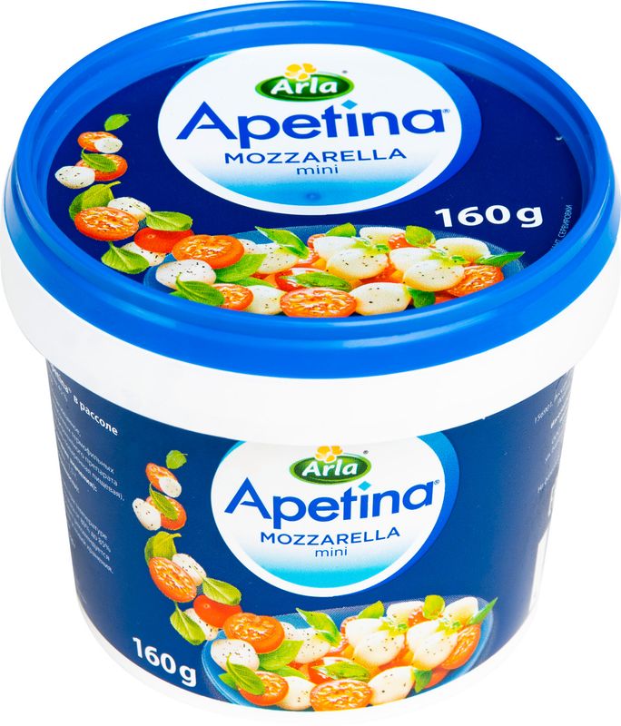 

Сыр моцарелла Arla Apetina mini 45% 160г