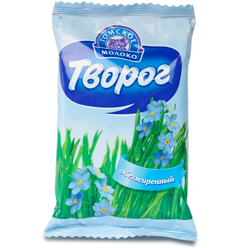 

Творог Томское молоко обезжиренный 0.6% 180 г