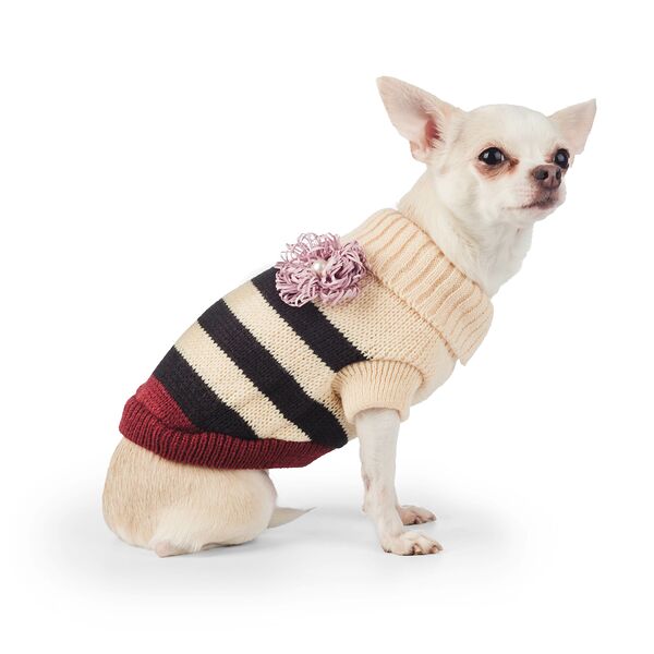 Свитер для собак 20см XS бордовый (унисекс)